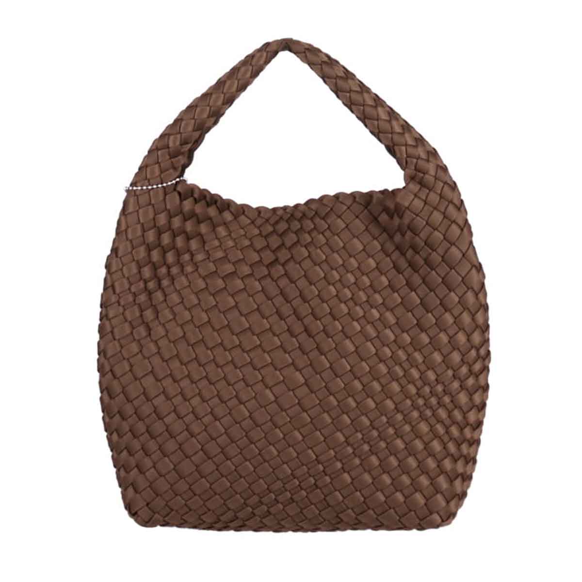 モデロ MODELLO 艶のあるメッシュ素材の大人アイテム メッシュバッグ　DMLB111 D-BROWN FREE