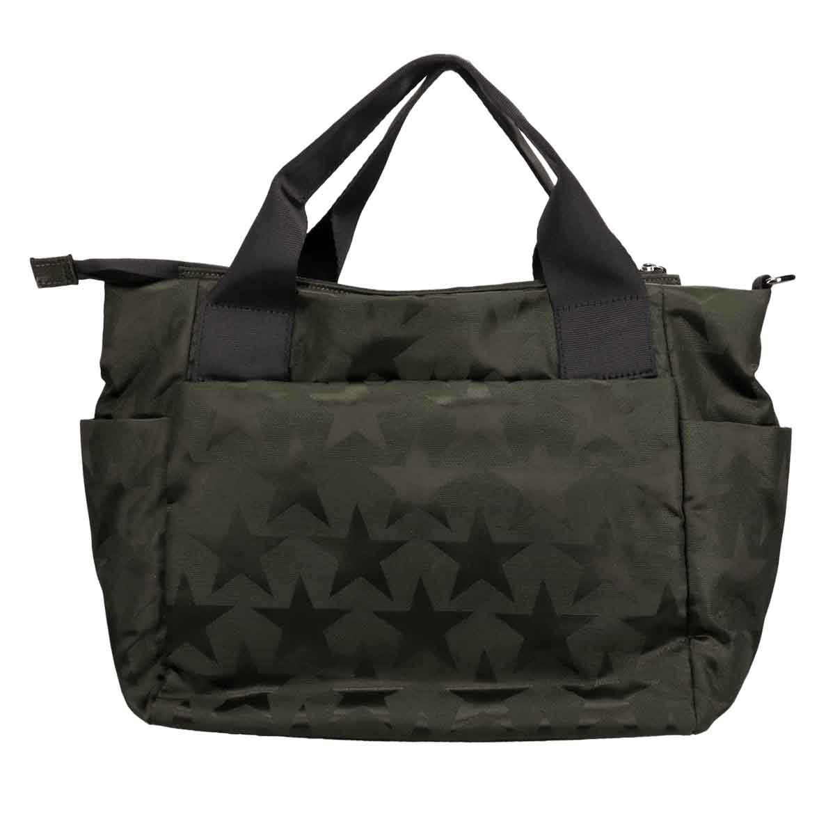 モデロ MODELLO　軽量ナイロン 2WAY マルチポケットトートバッグ　DMLB116 KHAKI-PRINT FREE
