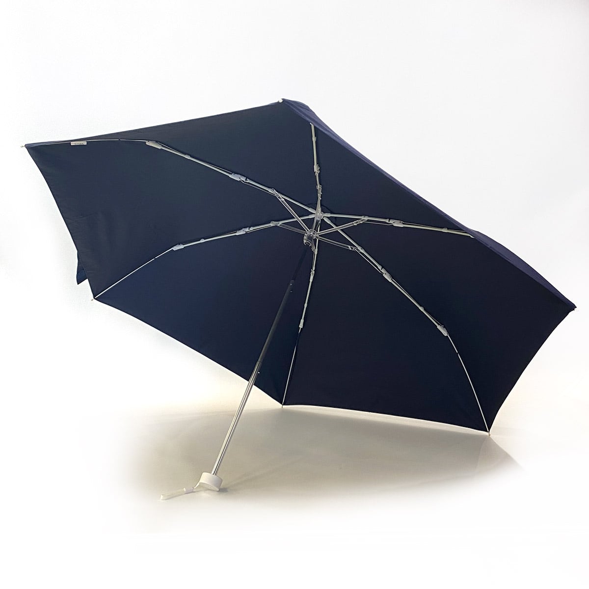モデロ MODELLO 女性に嬉しいちょっと大きめサイズの風に強い折りたたみ傘　DMLB300 NAVY FREE