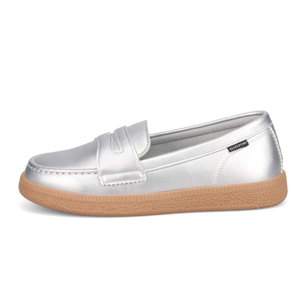 エル スポーツ ELLESPORT　オンオフ兼用！歩きやすさを追求したローファースニーカー　ESP14509 SILVER 23.0