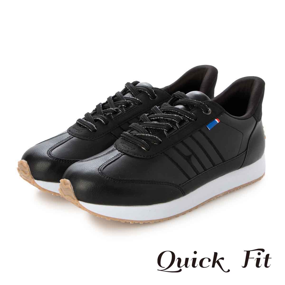【ユニセックス】エル スポーツ ELLESPORT クイックフィットローテクスニーカー ESP14511 BLACK 23.0