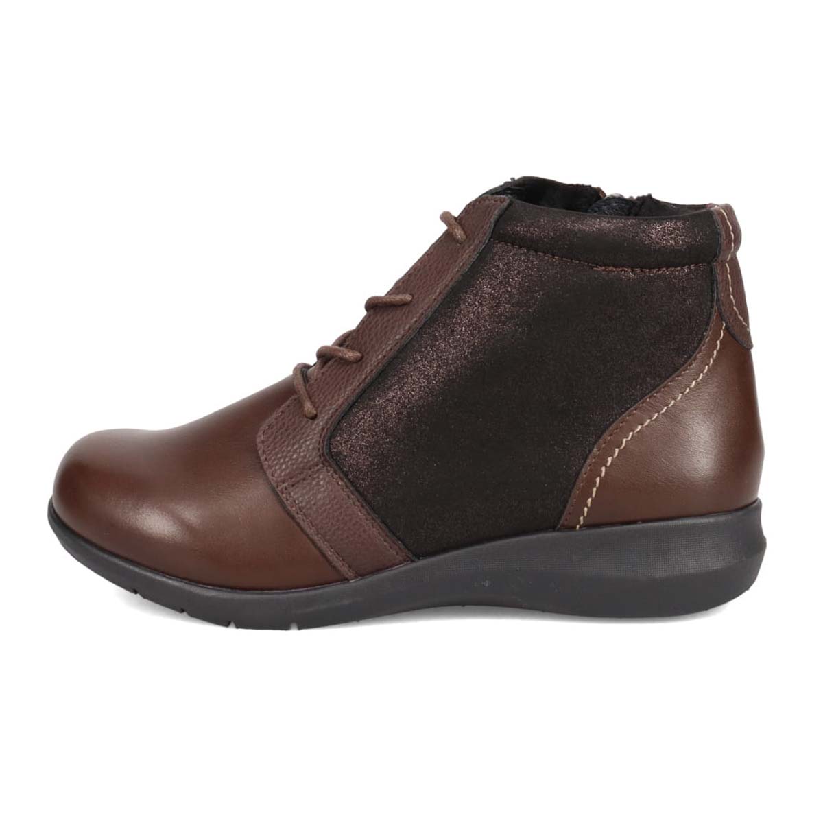 【撥水仕様】シティ ゴルフ City Golf 軽量カジュアルショートブーツ　GFL1526 D-BROWN 23.0