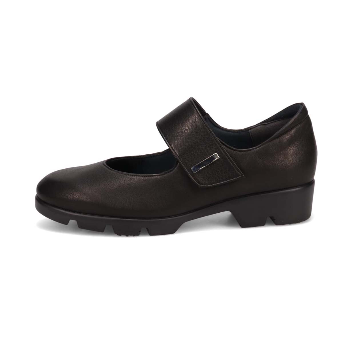 HIROKO KOSHINO 軽やかな履き心地♪甲ベルト付き カジュアルパンプス  HKL3614 BLACK 23.0