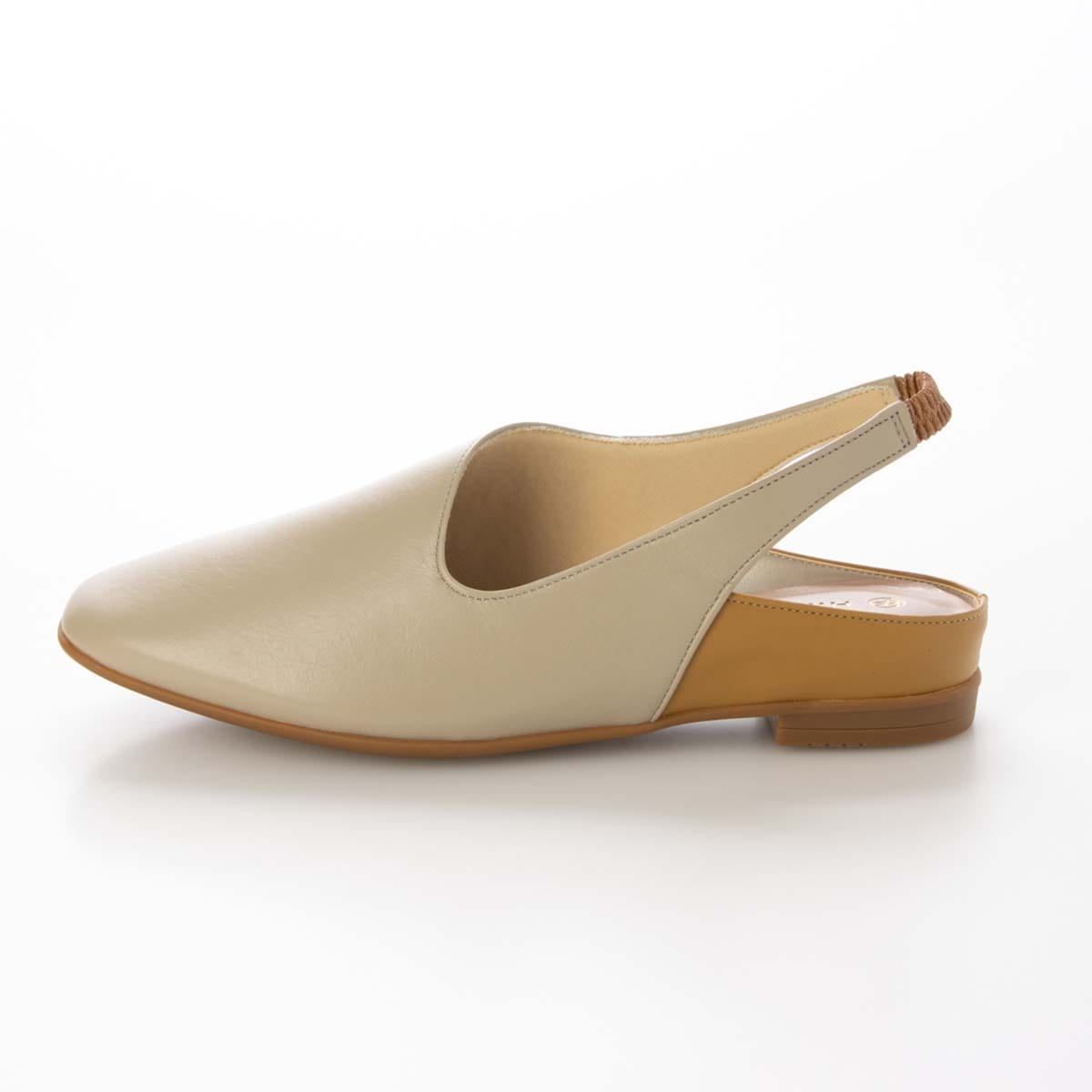 HIROKO KOSHINO バックストラップレザーパンプス　HKL3634 BEIGE 23.0