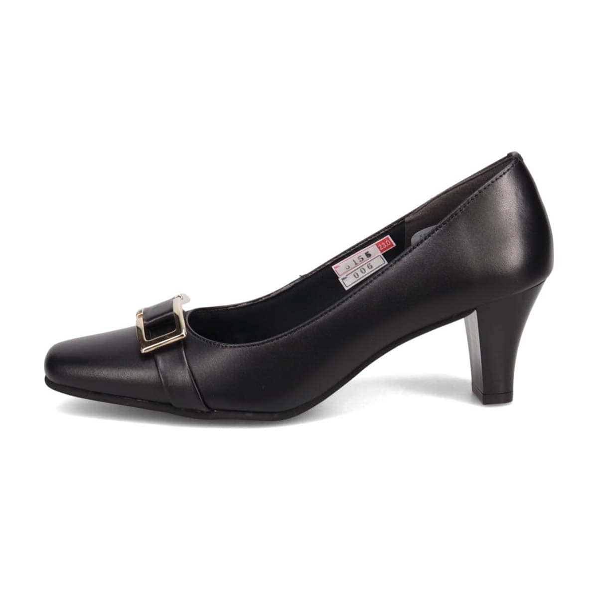 HIROKO KOSHINO バックルデザインのきれい目パンプス　HKL5155 BLACK 23.0