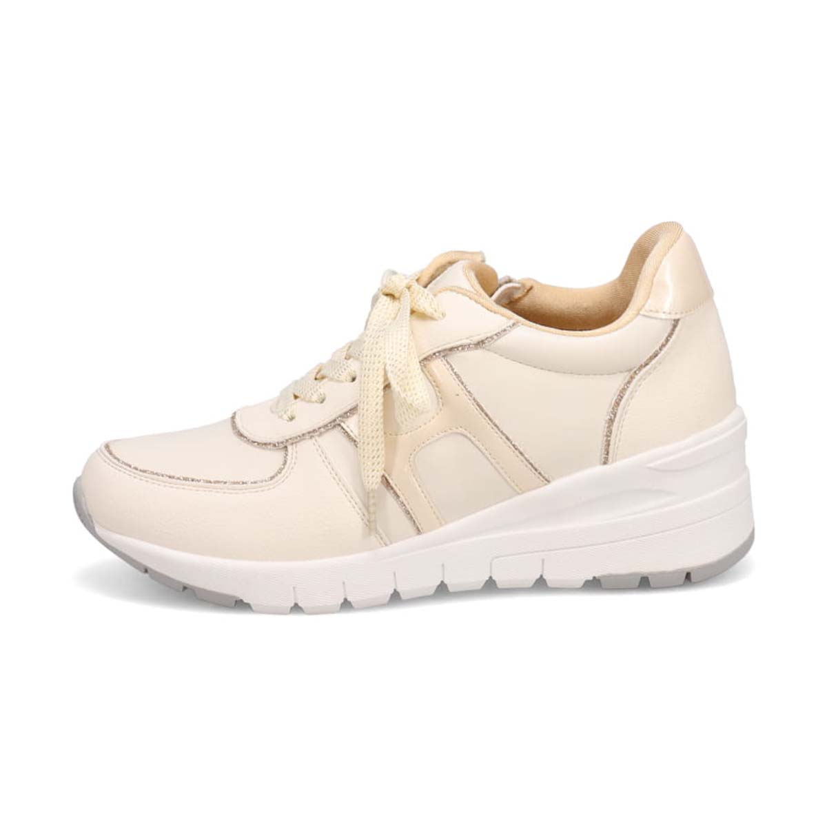 HIROKO KOSHINO スタイルアップスニーカー　HKL6211 IVORY 23