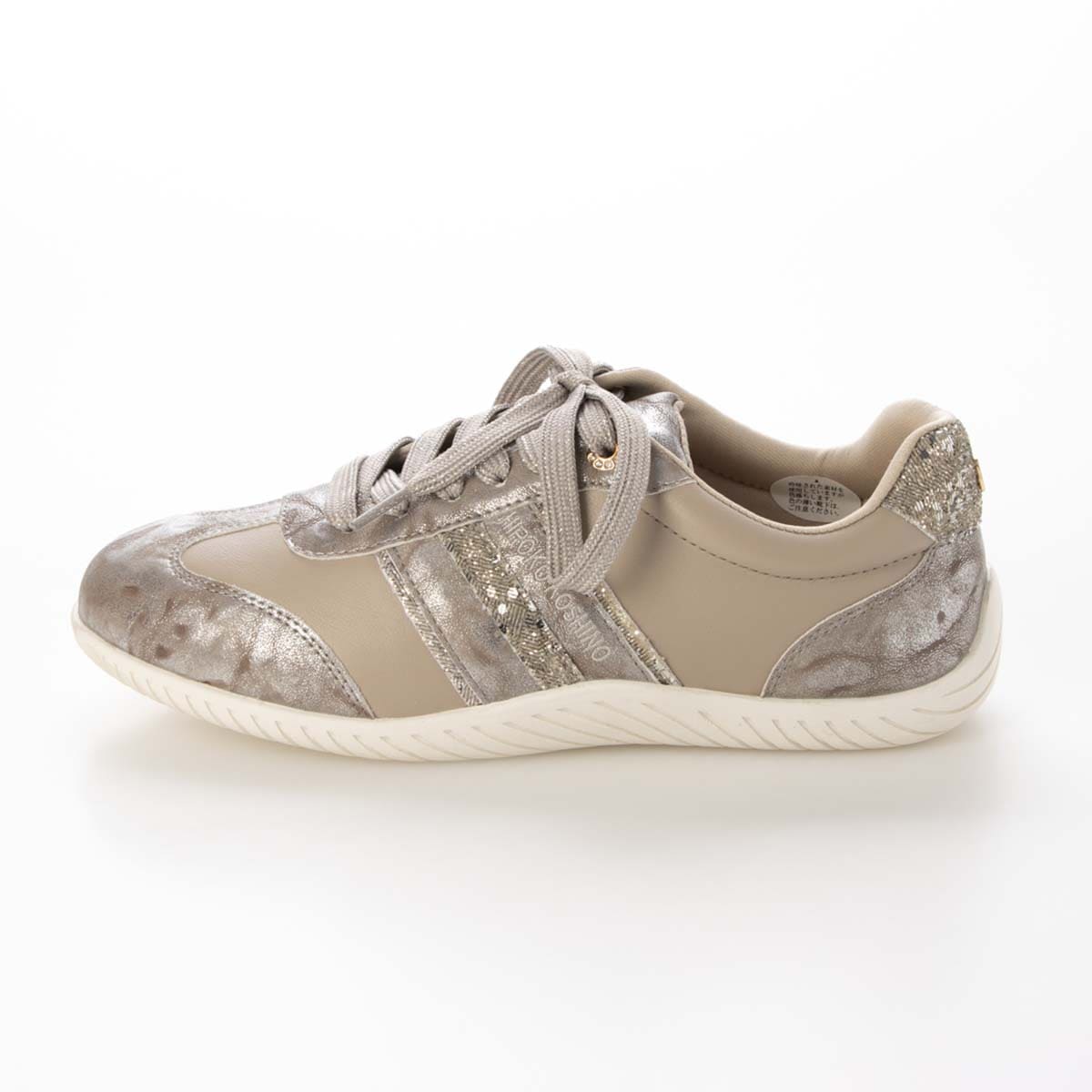 HIROKO KOSHINO レースアップスニーカー　HKL9000 OAK 23.0