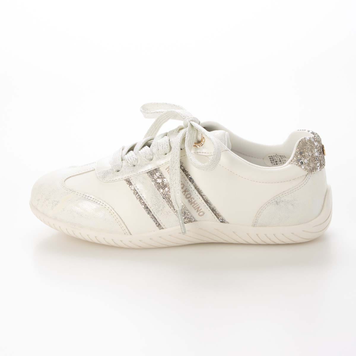 HIROKO KOSHINO レースアップスニーカー　HKL9000 WHITE 23.0