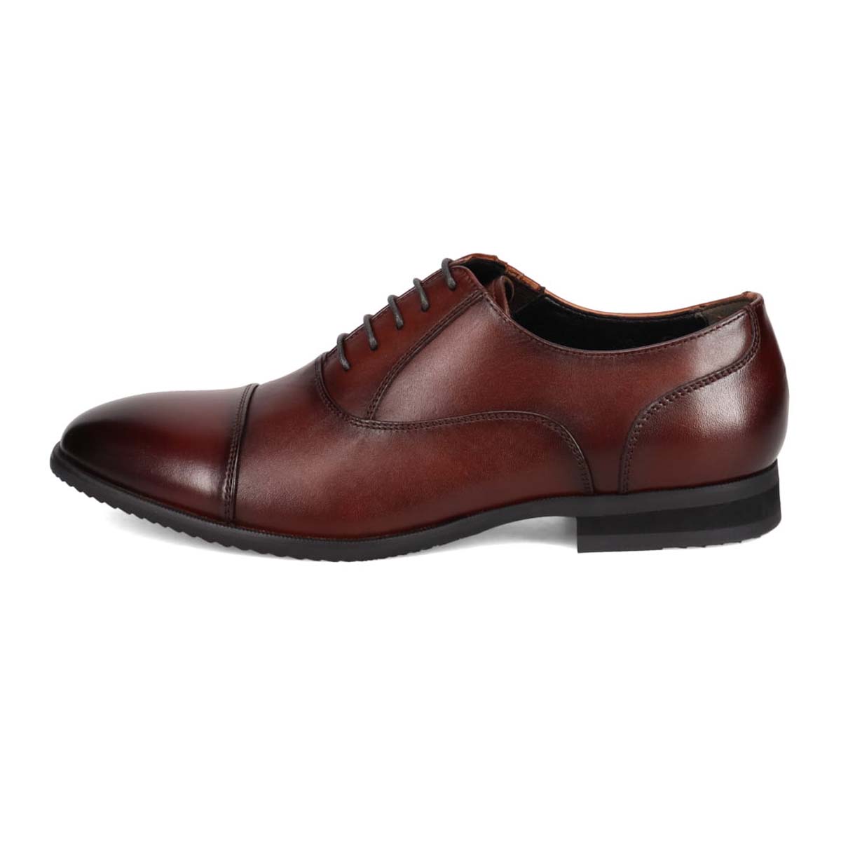 【大きいサイズ】HIROKO KOSHINO HOMME  メンズ エレガント 内羽根ストレートチップドレスシューズ　HR5005 BROWN 28.0