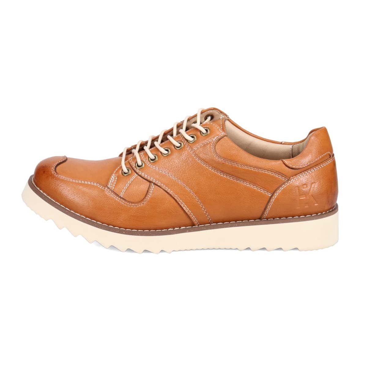 HIROKO KOSHINO HOMME  メンズ こがし系の素材を採用したカジュアルスニーカー　HR5903 BROWN 25.0