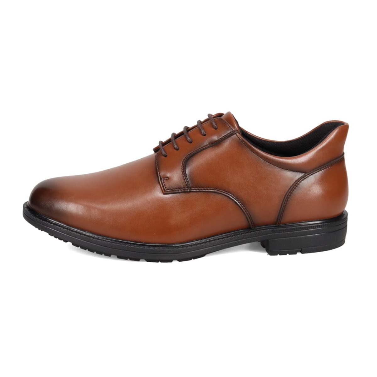 HIROKO KOSHINO HOMME  メンズ　外羽根プレーントゥビジネスシューズ　HR7302 BROWN 25.0