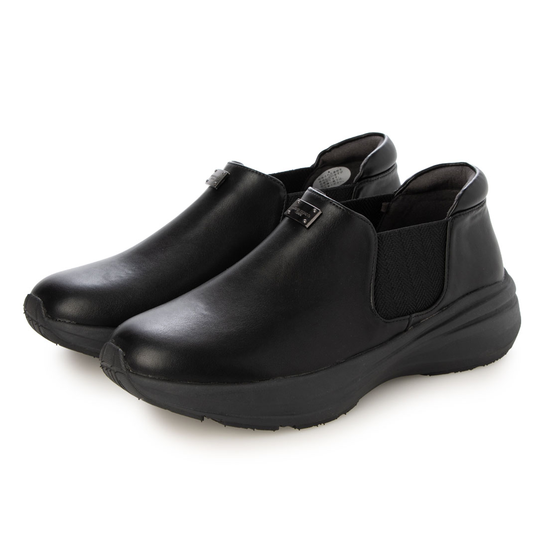 HIROKO KOSHINO FEMME シンプルなサイドゴアブーティ HRL5012 BLACK 23.0