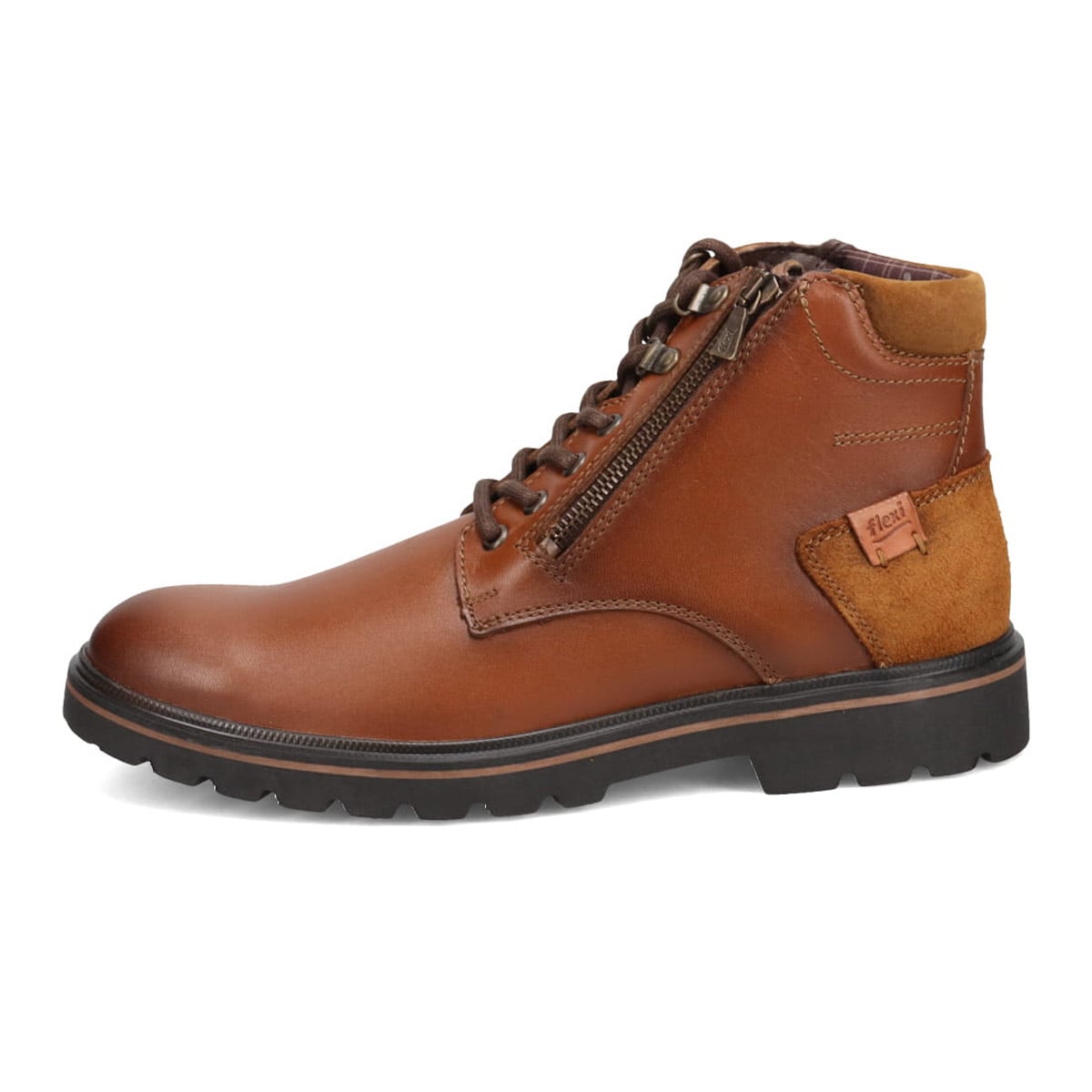 フレクシィ flexi レースアップカジュアルブーツ   IMFX41124 TAN 25.0