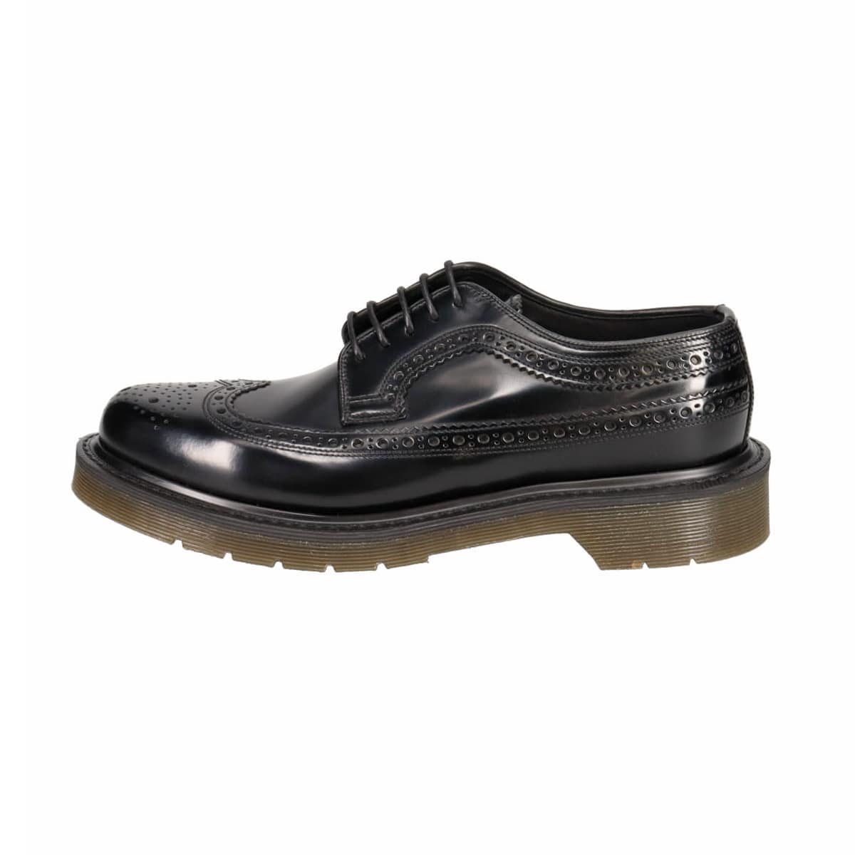 【Loake-ローク】model:624　英国製グッドイヤーウェルト製法ドレスシューズ　ウィングチップ　IMLK1016 BLACK 6.5 (25.0)