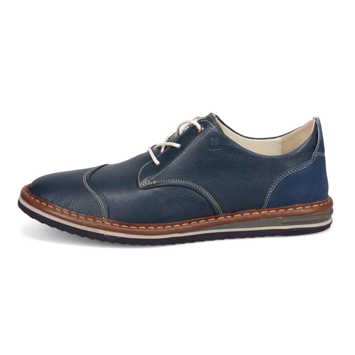 ランバンオンブルー LANVIN en Bleu 「Recovery Shiatsu Insole」搭載で指圧効果により血行を115％促進。LANVIN en Bleu　レースアップ カジュアルシューズ  LB1014XR NAVY 25.0