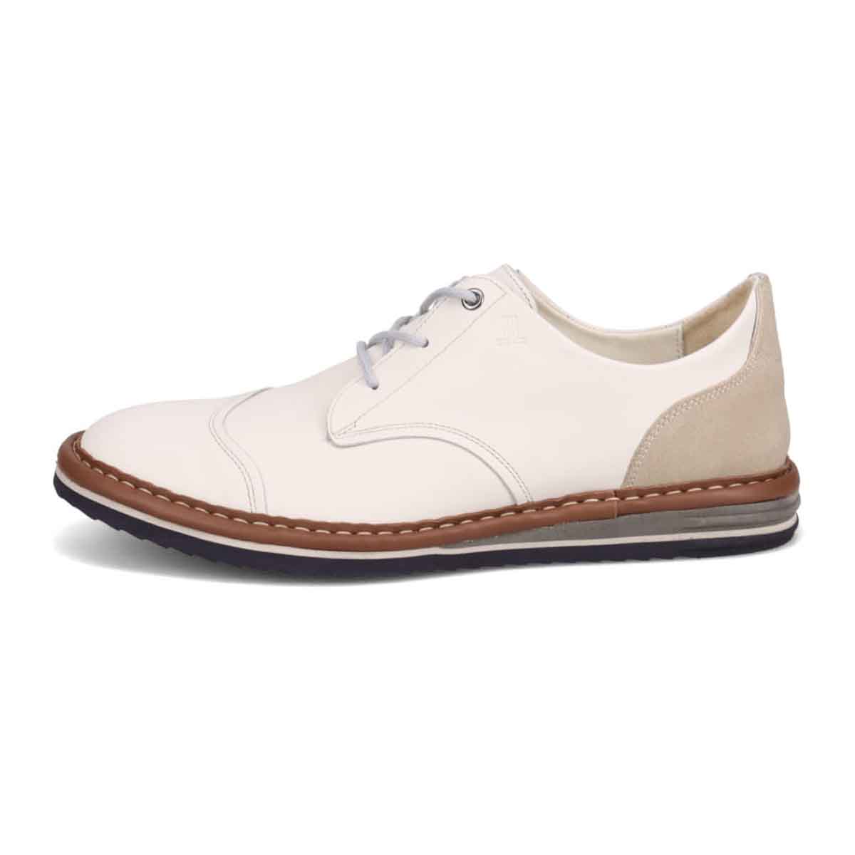 ランバンオンブルー LANVIN en Bleu 「Recovery Shiatsu Insole」搭載で指圧効果により血行を115％促進。LANVIN en Bleu　レースアップ カジュアルシューズ  LB1014XR WHITE 25.0