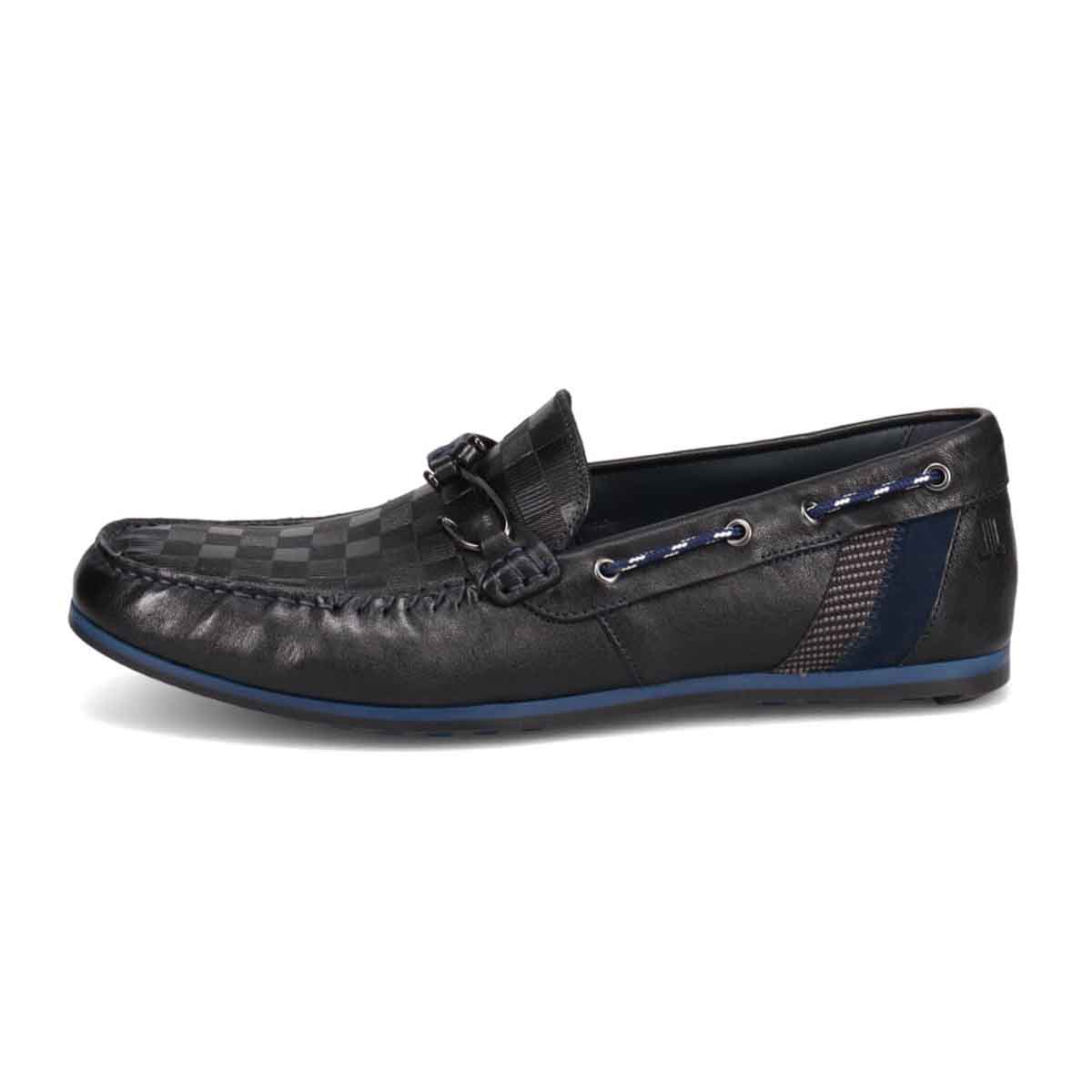 ランバンオンブルー LANVIN en Bleu 「Recovery Shiatsu Insole」搭載で指圧効果により血行をよくする。ローファースリップオンシューズ  LB1017XR BLACK 25.0