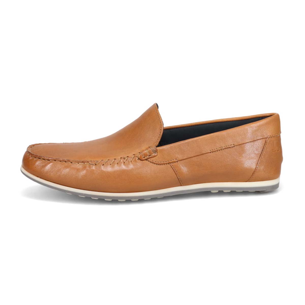 ランバンオンブルー LANVIN en Bleu 「リカバリーインソール」搭載で指圧効果により血行を115％促進。スリッポンカジュアルシューズ　LB1018XR CAMEL 25.0