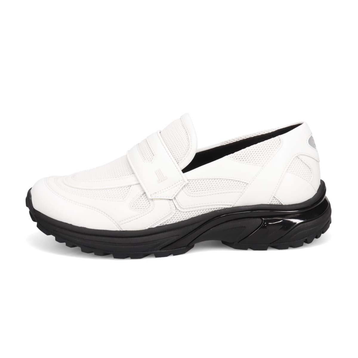 ランバンオンブルー LANVIN en Bleu 「リカバリーインソール」搭載で指圧効果により血行を115％促進。スリッポンカジュアルスニーカー　LB4001XR WHITE 25.0