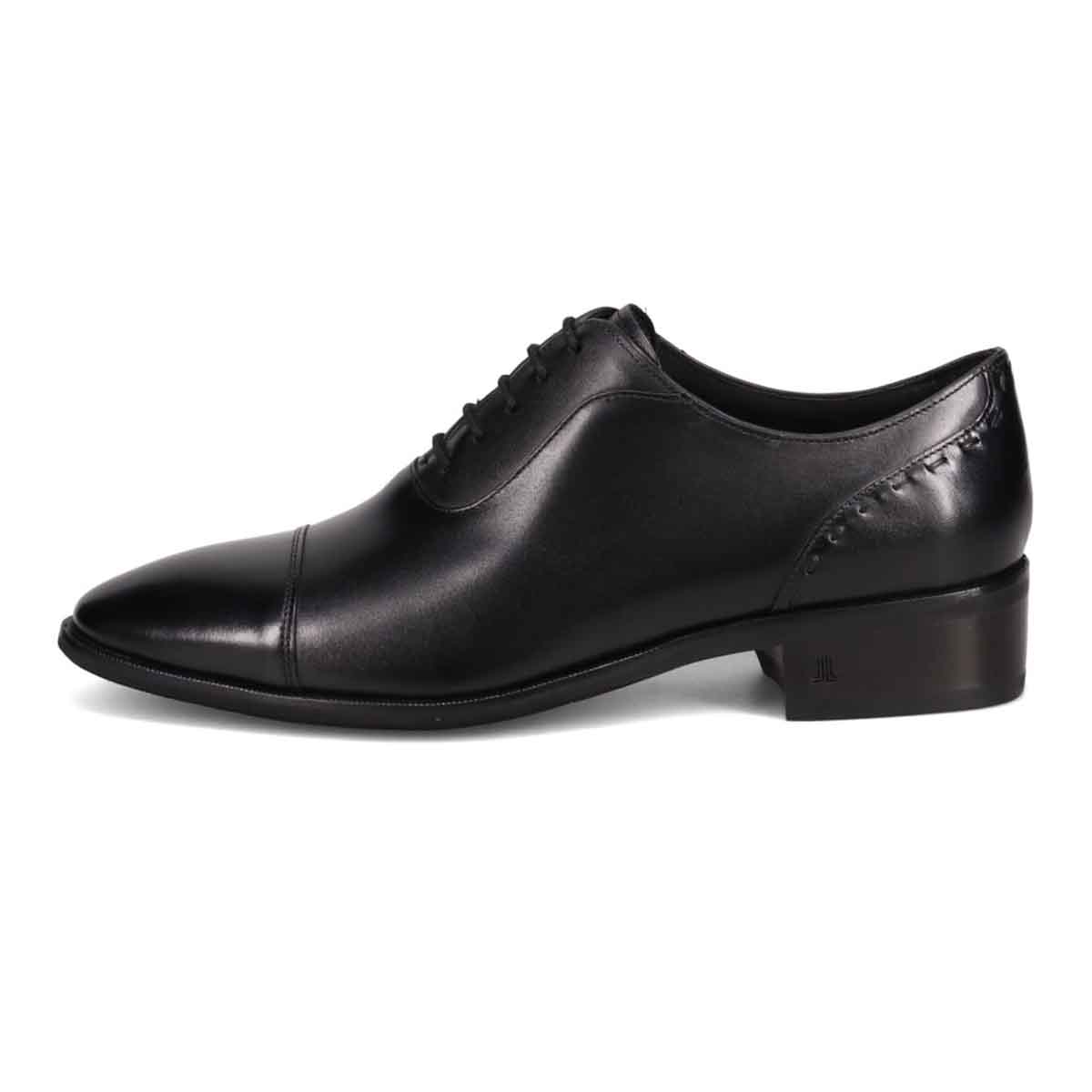 ランバンコレクション LANVIN COLLECTION 「Recovery Shiatsu Insole」搭載で指圧効果により血行をよくする。 軽量設計　内羽根ストレートチップドレスシューズ　LV1019XR BLACK 25.0