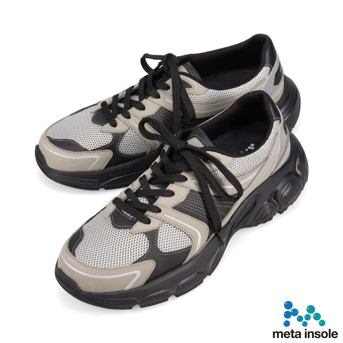 マドラス madras 特許 リカバリーメタインソール搭載シューズ メンズカジュアルスニーカー　M5231MT GRAY/BLACK 25.0