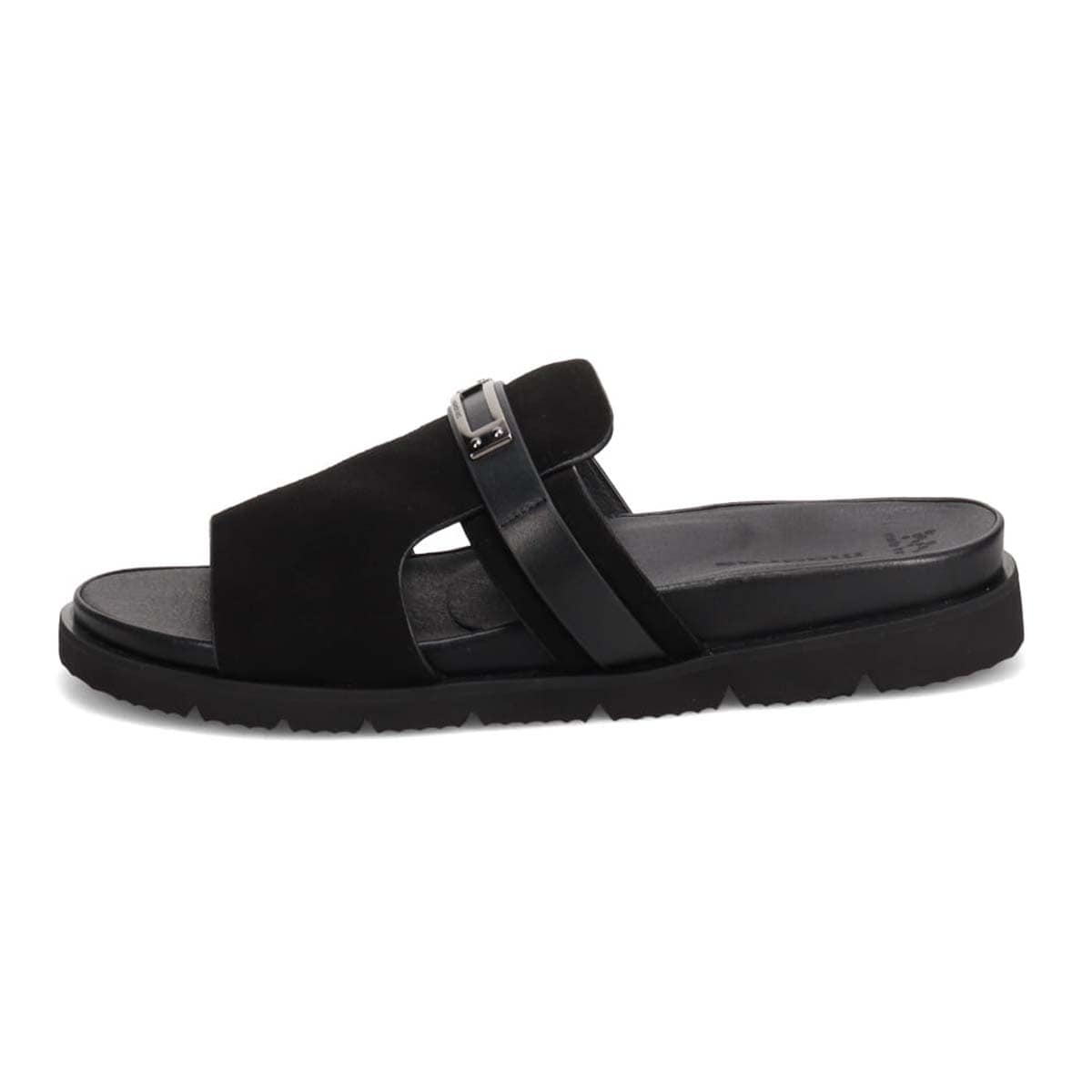 マドラス madras メタインソール搭載シューズ  レザーサンダル  M533MT BLACK-SILKY M（25.0～25.5ｃｍ）