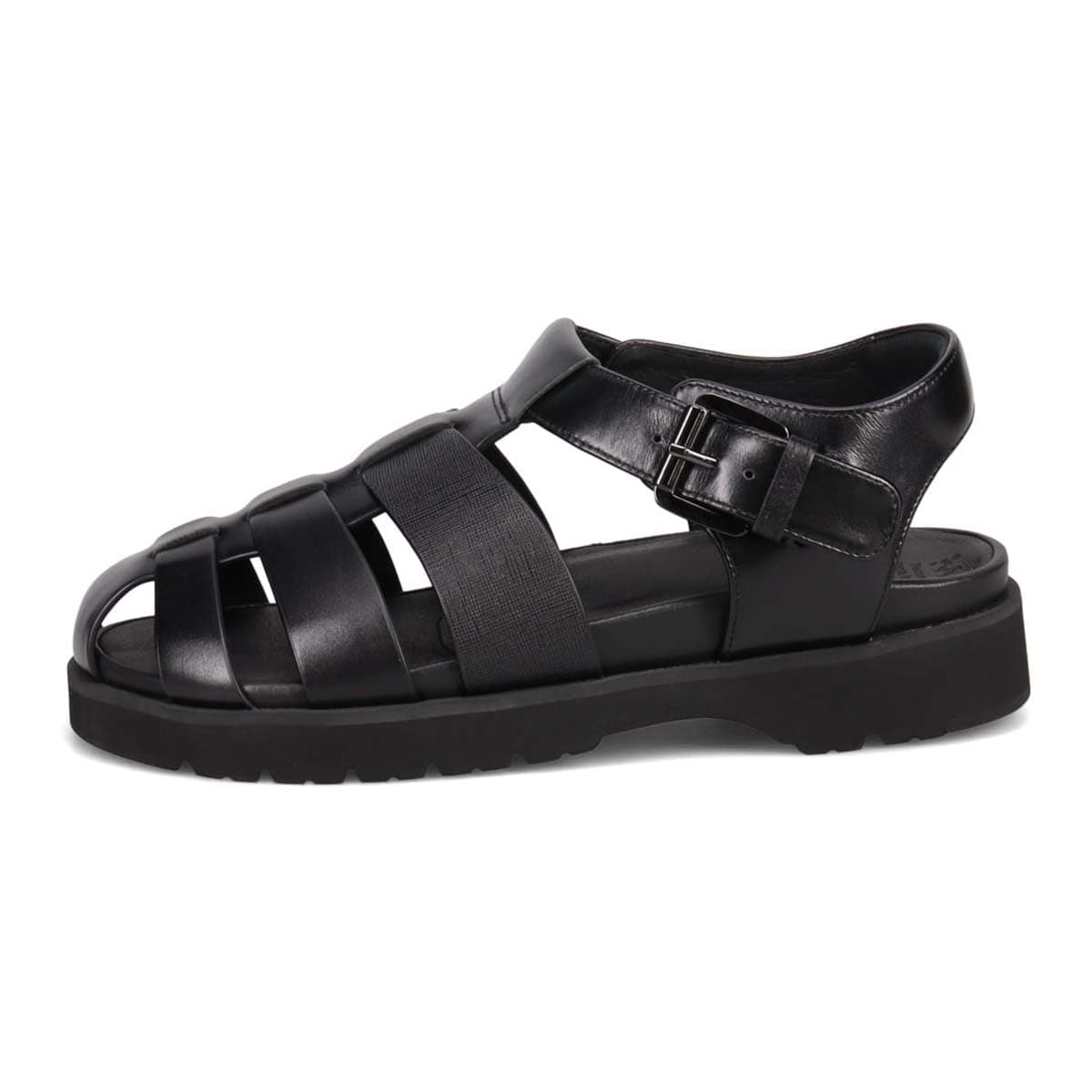 マドラス madras 特許 リカバリーメタインソール搭載シューズ メンズ グルカサンダル　M534MT BLACK-EB M(25.5~26.0cm)