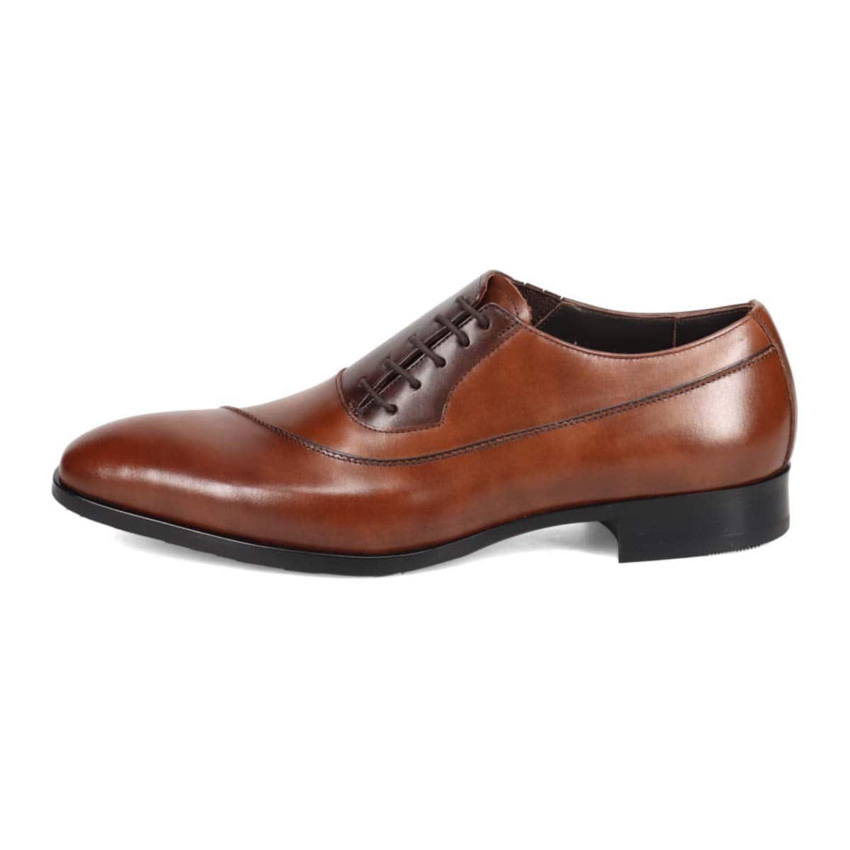 マドラス madras metaインソール搭載シューズ  サイドレースドレスシューズ　M643MT BROWN/DARKBROWN 25.0