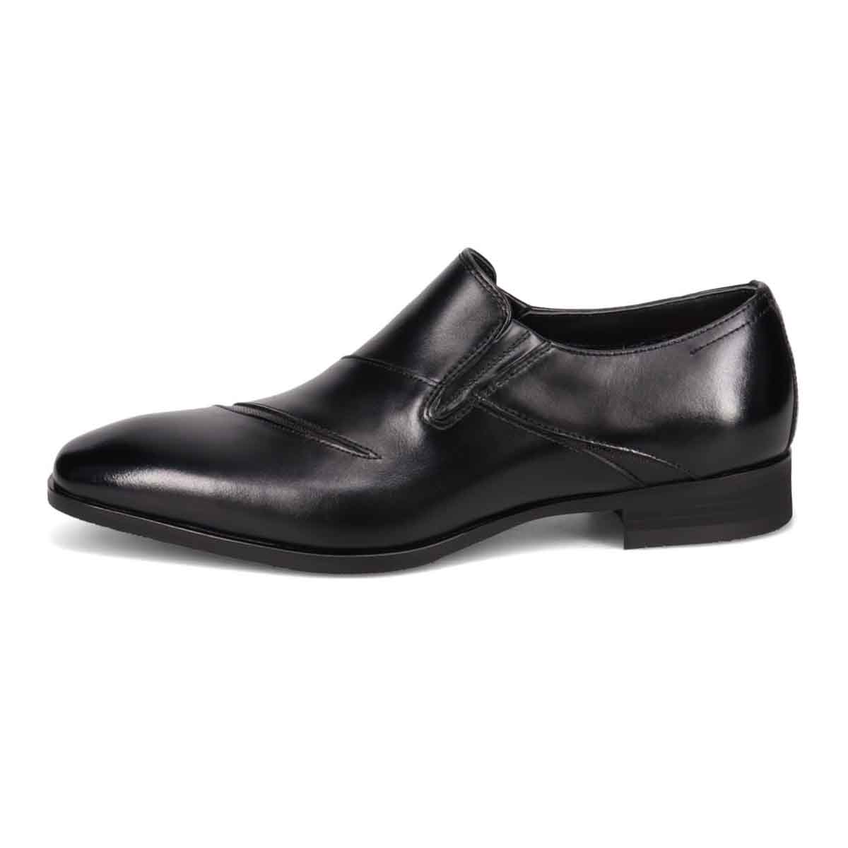 【GORE-TEX】マドラス madras 特許 Recovery meta insole搭載シューズ　ゴアテックス スリッポンドレスシューズ　M717MT BLACK/BLACK 25.0