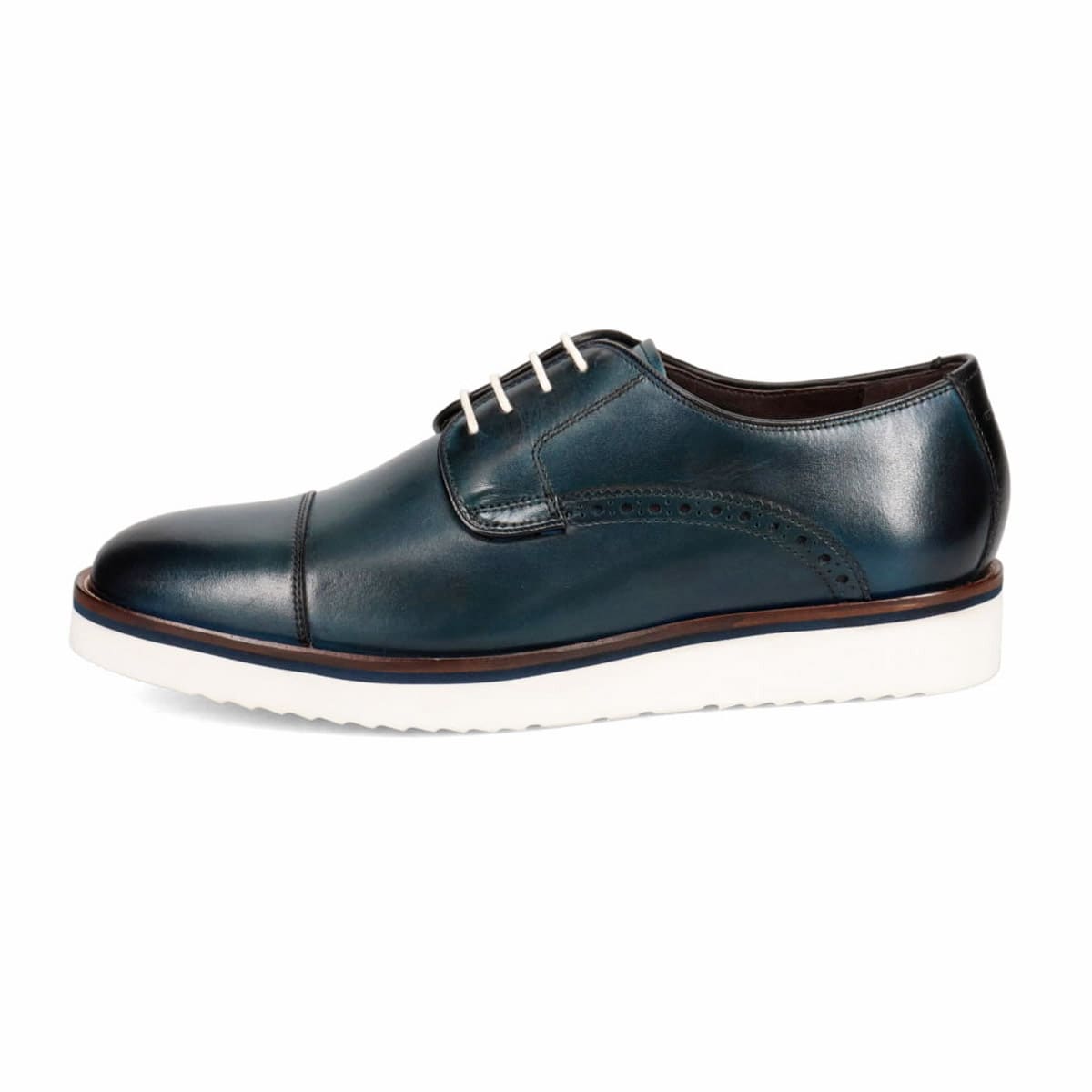マドラス madras metaインソール meta insole  外羽根ストレートチップドレスシューズ M8612MT BLUE/BLACK 25.0