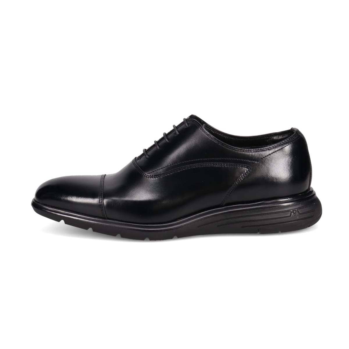 【GORE-TEX】マドラス madras 特許 リカバリーメタインソール搭載シューズ  内羽根ストレートチップドレスシューズ　M8832GMT BLACK 25.0