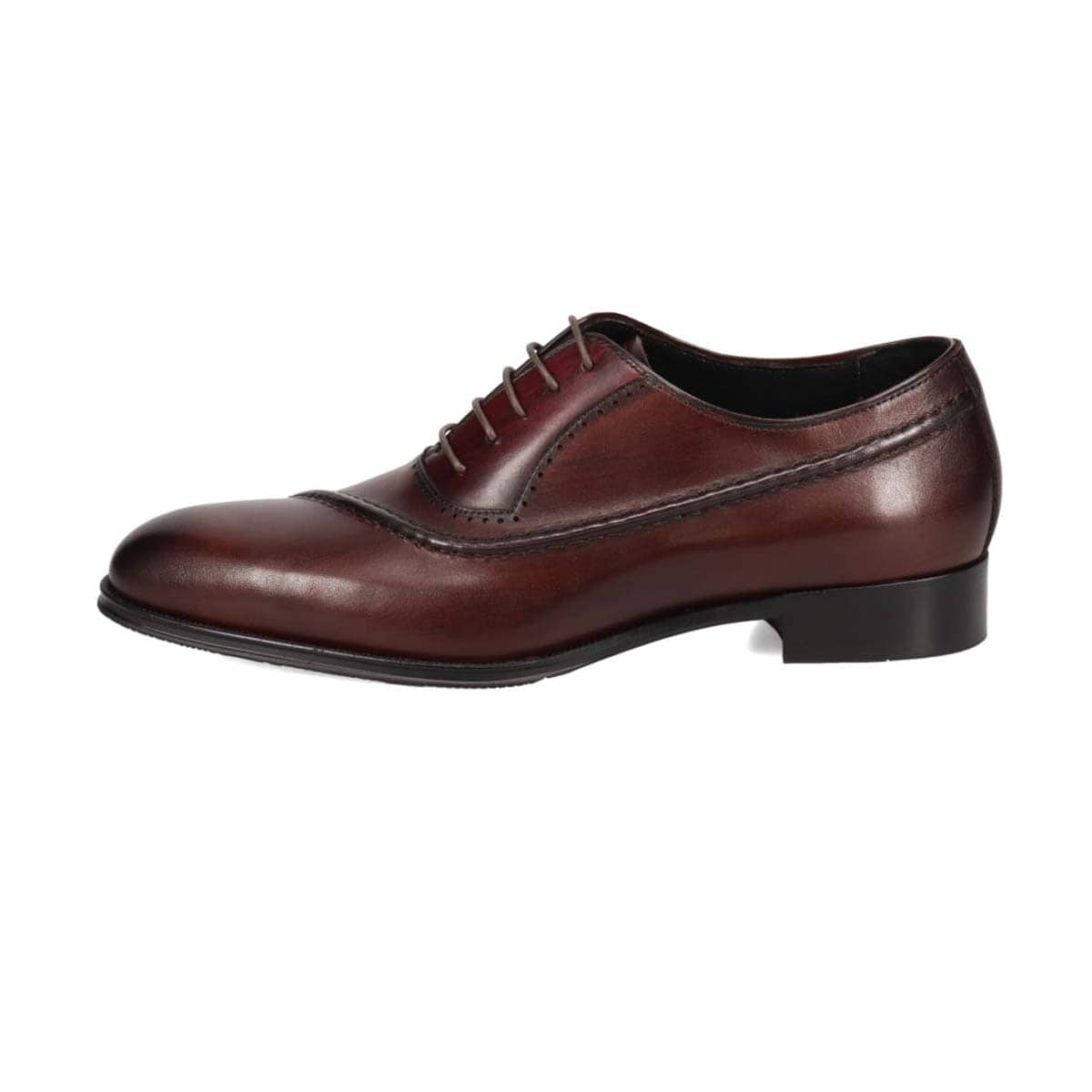 マドラス madras 特許 リカバリーメタインソール搭載シューズ  イタリアンカーフ プレーントゥドレスシューズ　M933MT RED/D-BROWN 25.0