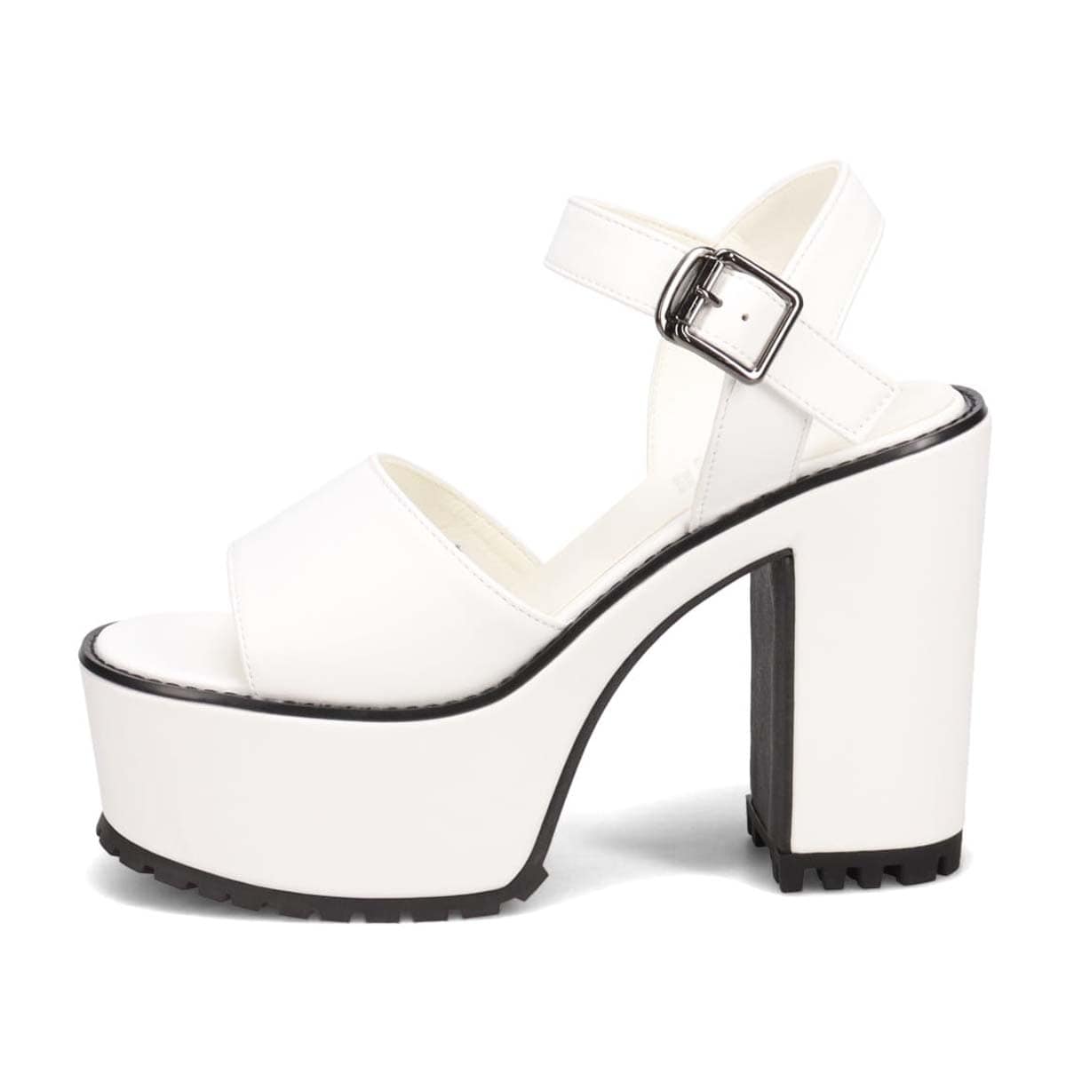 圧倒的な美脚見え！マドラス madras TGC in あいち・なごや 2026 出演モデル着用シューズ　厚底サンダル　MAL7581TGC WHITE M（23.0cm～23.5cm）