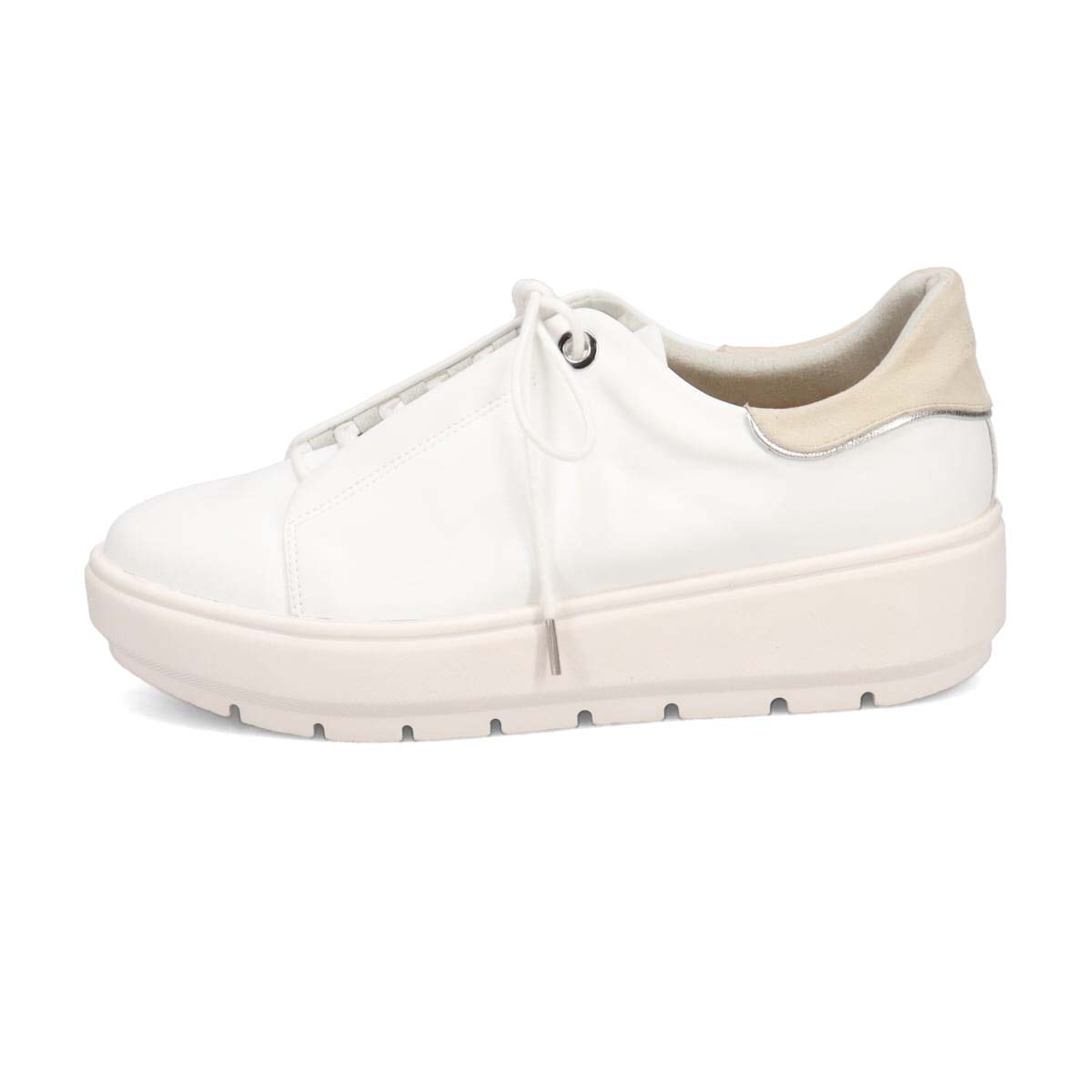 ≪ECサイト限定予約販売≫マドラス madras metaソール搭載  スッキリシンプル厚底スニーカー　MAL9144MT WHITE 23.0