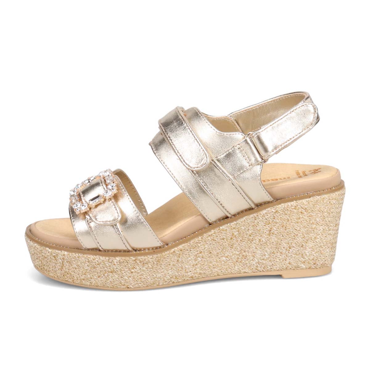 マドラス madras リカバリーmetaインソール搭載　スタイルアップ厚底サンダル　MAL9160MT GOLD M(23.5cm相当)