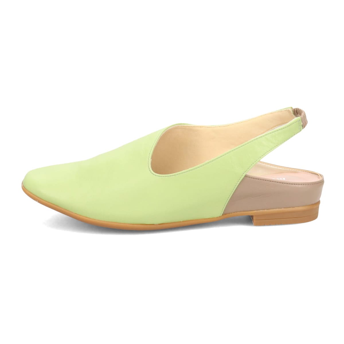 ミッシー デ ミッシー missy des missy 斜めカットデザインパンプス　MMD3634 L-GREEN 23.0