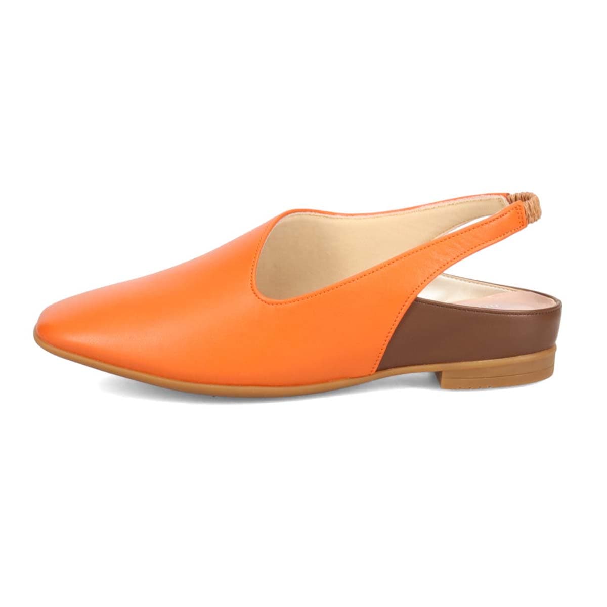 ミッシー デ ミッシー missy des missy 斜めカットデザインパンプス　MMD3634 ORANGE/ORANGE 23.0