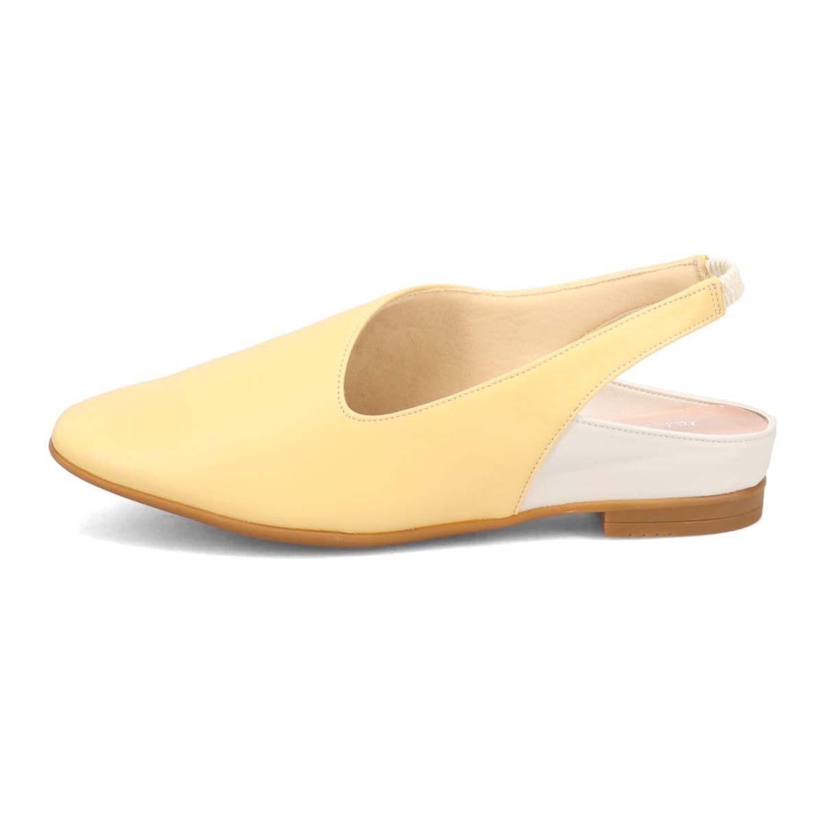 ミッシー デ ミッシー missy des missy 斜めカットデザインパンプス　MMD3634 YELLOW 23.0