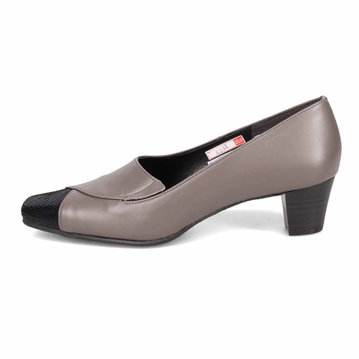 ミッシー デ ミッシー missy des missy 甲深4.5cmヒールパンプス　MMD5151 D-GRAY/C 23.0