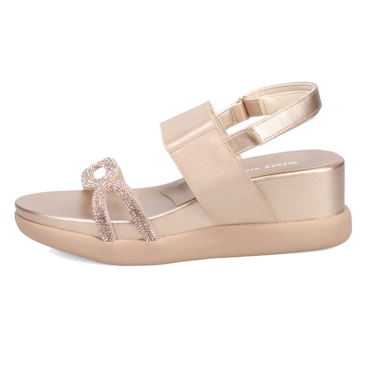 ミッシーデミッシー missy des missy ウェッジヒールサンダル　MMD8001 BEIGE M　(23.0～23.5)