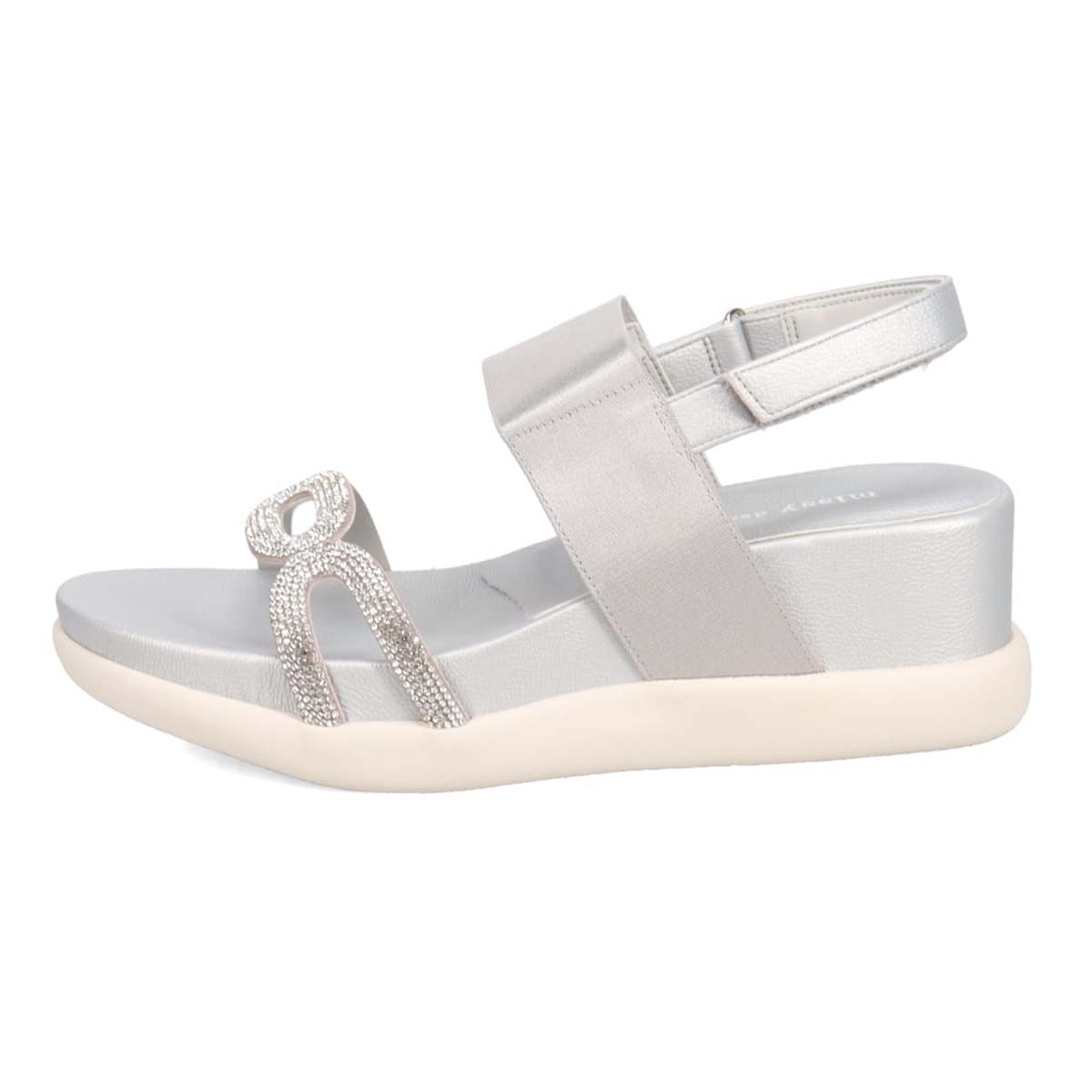 ミッシーデミッシー missy des missy ウェッジヒールサンダル　MMD8001 SILVER M　(23.0～23.5)