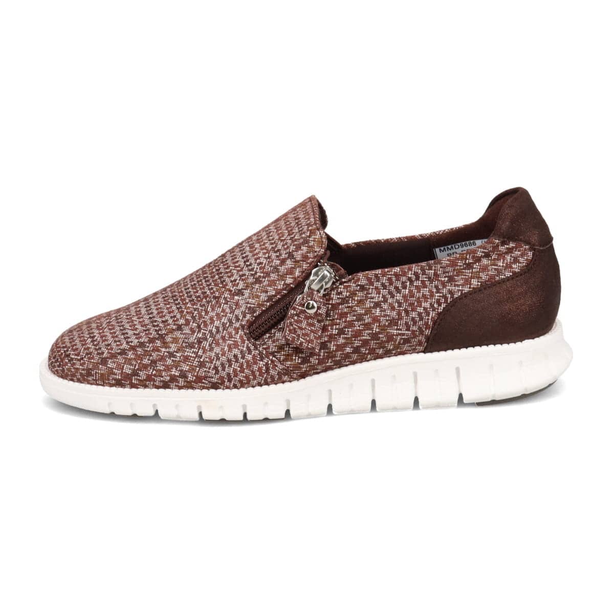 ミッシー デ ミッシー missy des missy 軽量スリッポンスニーカー　MMD9686 BROWN-PR 23.0