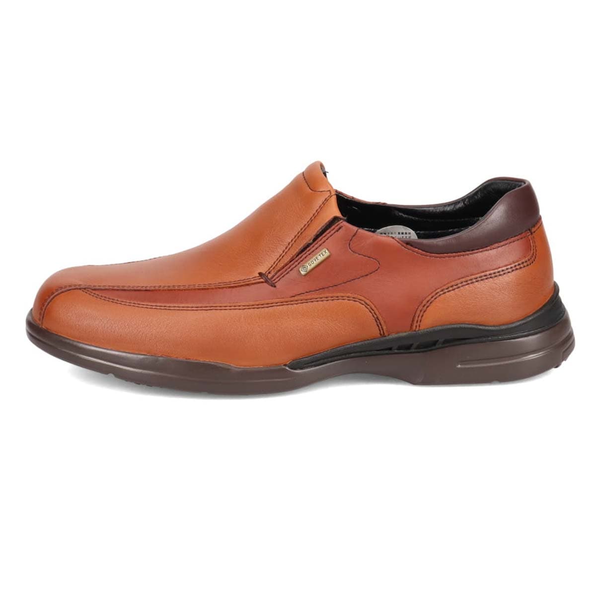 【GORE-TEX】マドラスウォーク madrasWalk　全天候快適　スリッポンタウンカジュアルシューズ　MW7401 L-BROWN/BROWN 25.0