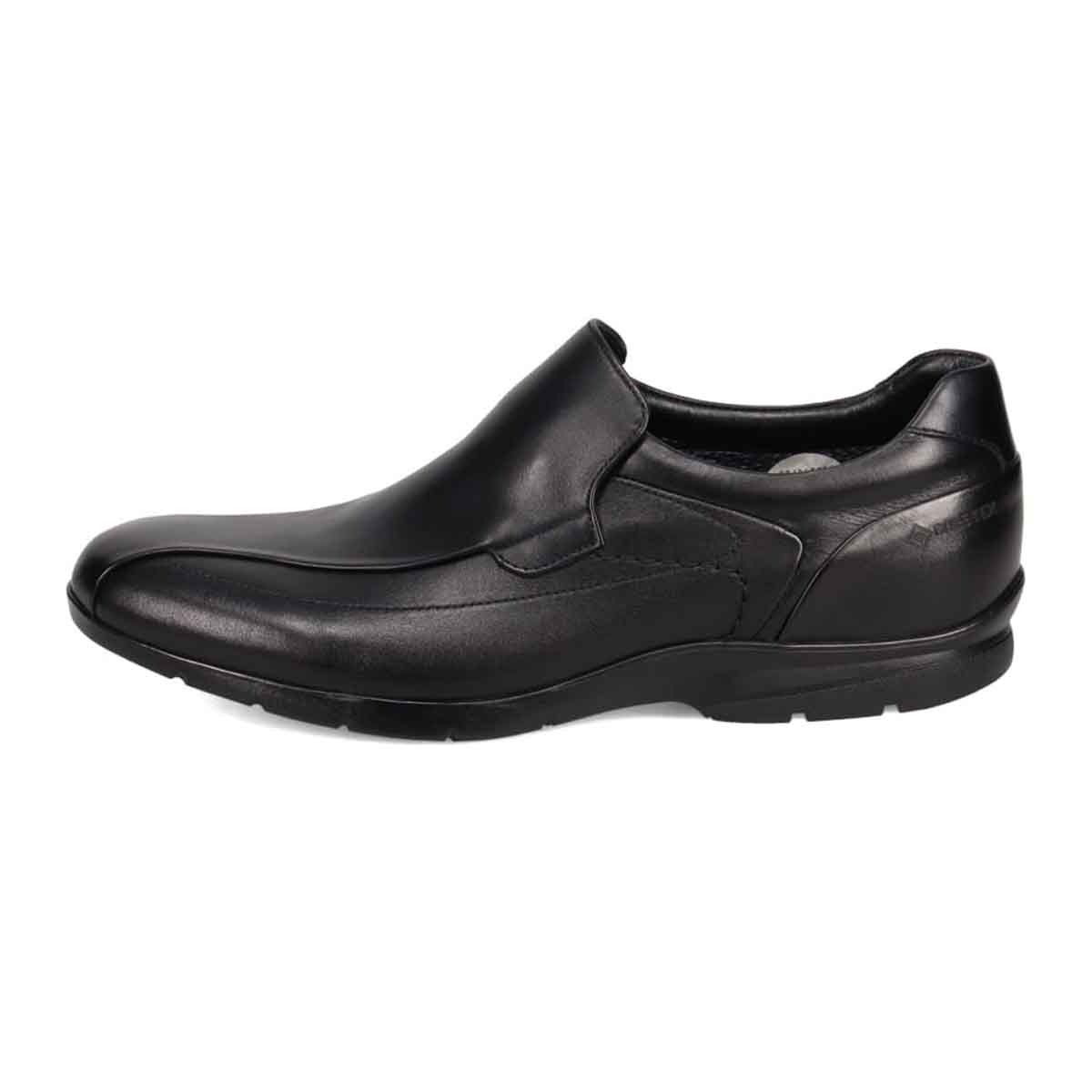 【GORE-TEX】マドラスウォーク madras Walk 「Recovery Shiatsu Insole」搭載で指圧効果により血行をよくする。　全天候快適なゴアテックススリッポン・カジュアルシューズ　MW7702R BLACK 25.0