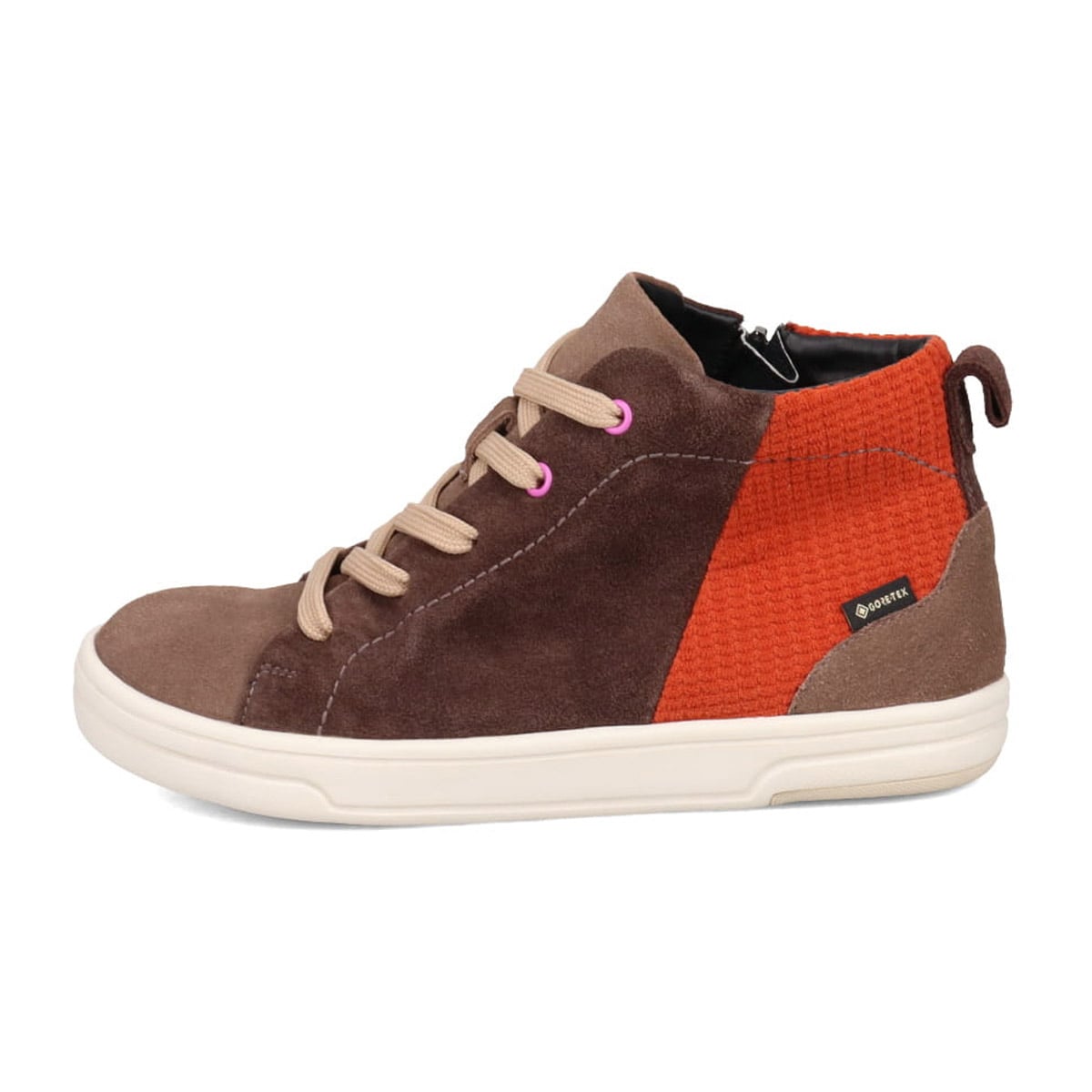 【GORE-TEX】 マドラスウォーク madras Walk 雨でも足首周りが濡れない♪  カジュアルハイカットスニーカー MWL1023S D-BROWN/C 23.0