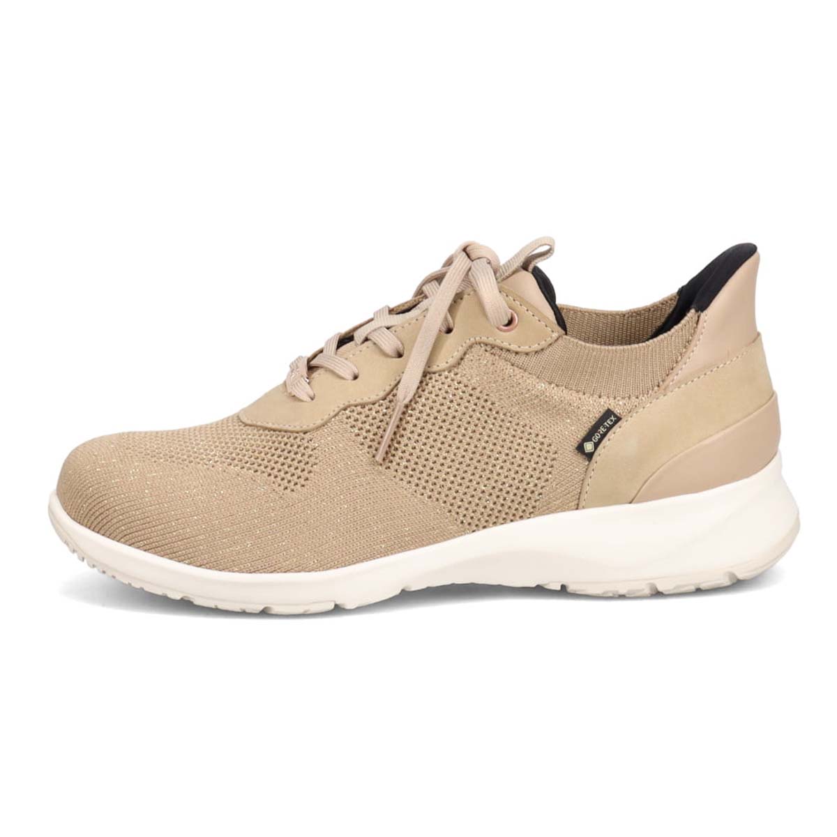 【GORE-TEX】マドラスウォーク madras Walk 「Recovery Shiatsu Insole」搭載で指圧効果により血行をよくする。カジュアルレースアップクイックフィットスニーカー  MWL1035R BEIGE 23.0