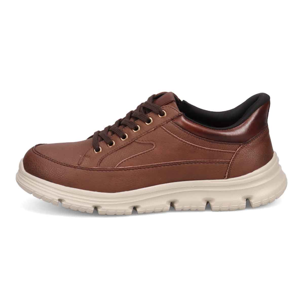 プロ コンフォート PRO-COMFORT メンズ レースアップカジュアルシューズ　PC6014 BROWN 25