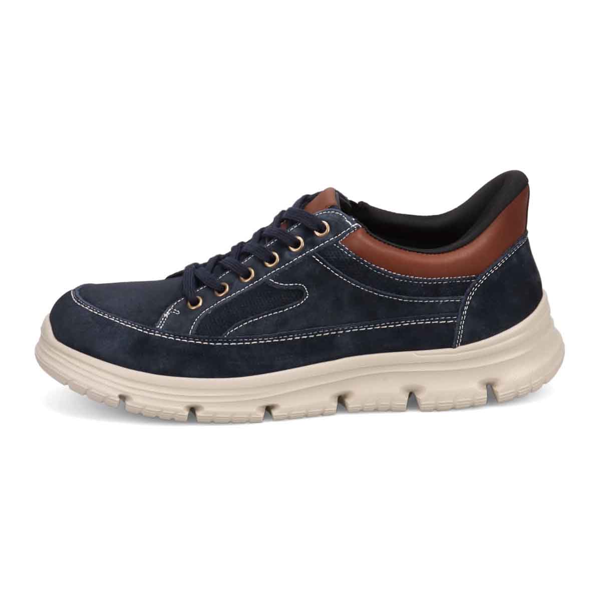 プロ コンフォート PRO-COMFORT メンズ レースアップカジュアルシューズ　PC6014 NAVY-SILK 25