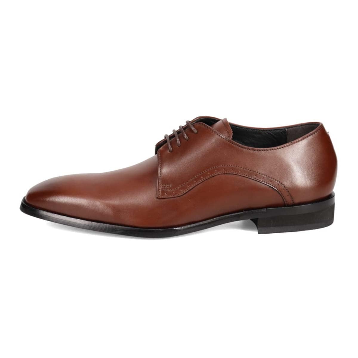 ペリーコレクション PERRY COLLECTION 外羽根プレーントゥビジネスシューズ  PR6502 BROWN 25.0