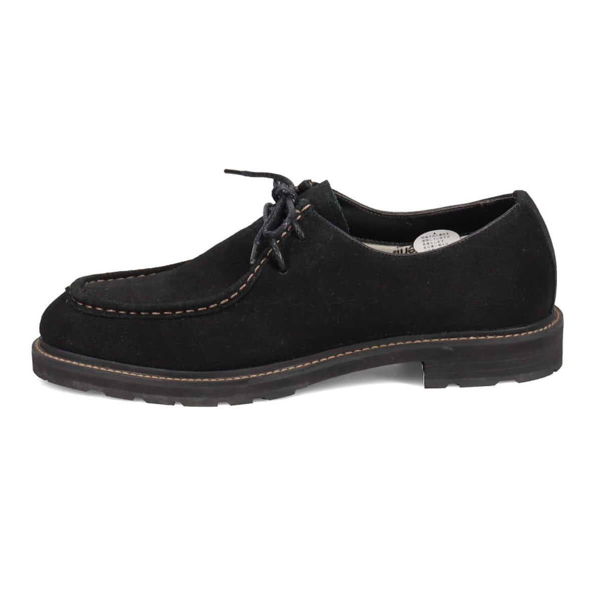 【eVent】Ｕチップモカ・カジュアルシューズ　SPDM3125 BLACK-VELOURS 25.0